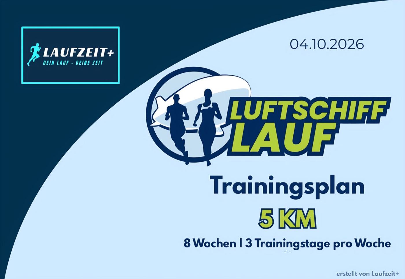 Titelseite des Trainingsplans 5 km